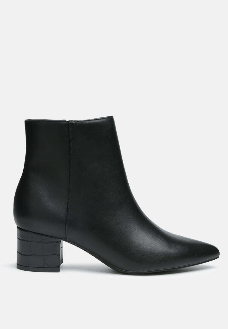 thalia black sleek boots