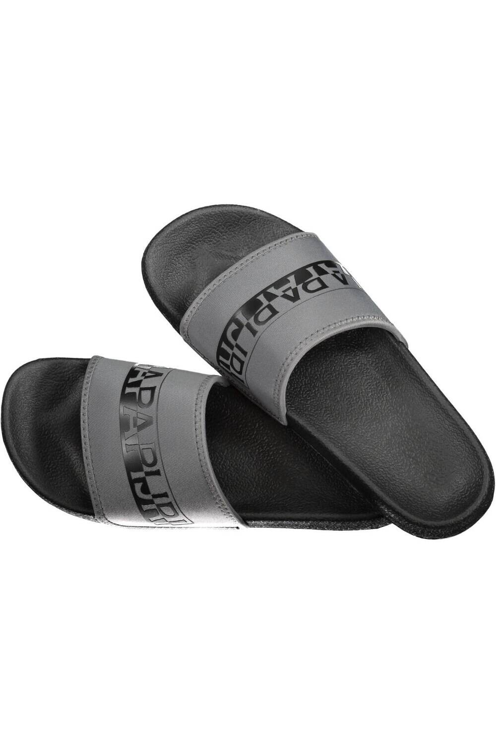 NAPAPIJRI SHOES BLACK MAN SLIPPERS