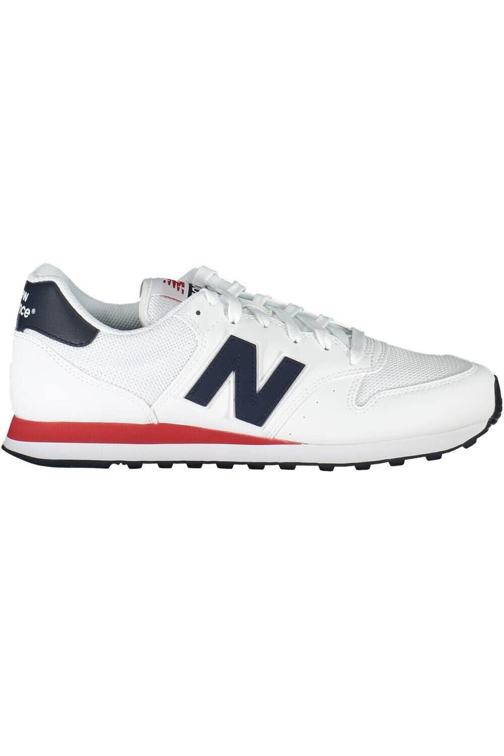NEW BALANCE WHITE SPORT SHOES FOR MAN