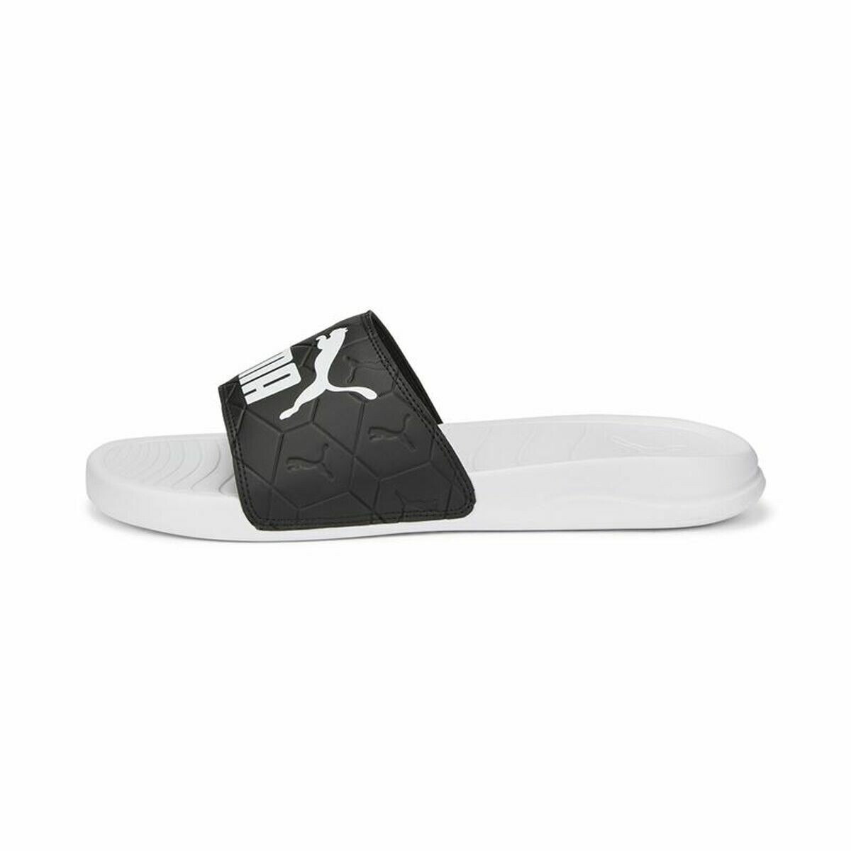 Men&#39;s Flip Flops Puma Popcat 20 Logo Power White Black