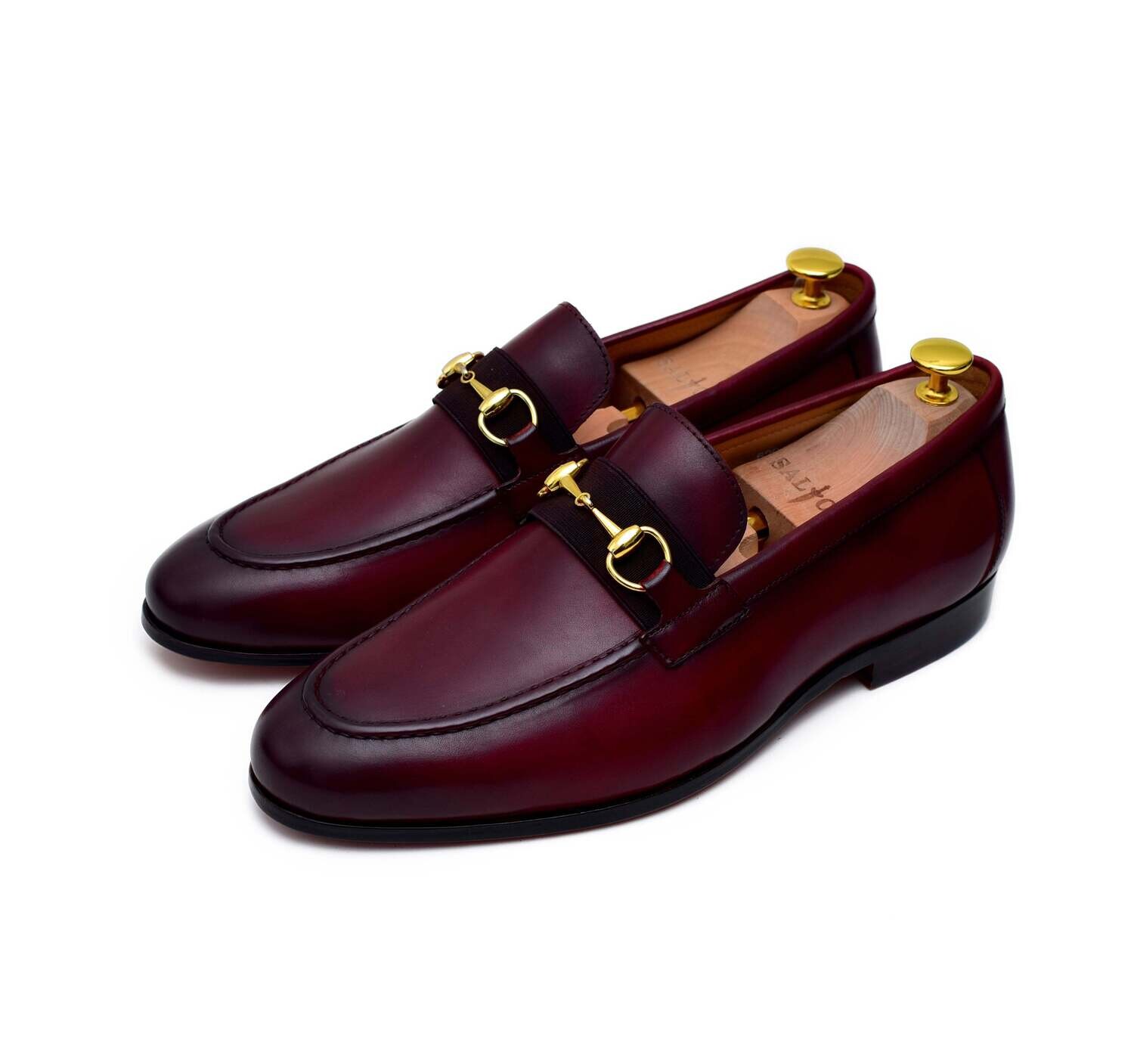 Oscar- Burgundy Calf Loafers