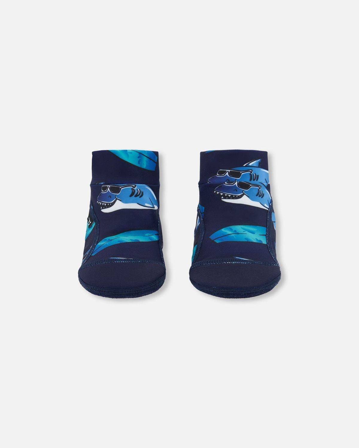 Water Shoes Shark Print Navy