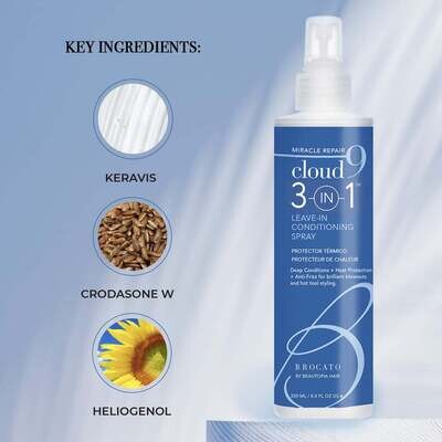 CLOUD 9 TM MIRACLE REPAIR RESTORING  3-IN-1 LEAVE-IN CONDITIONING SPRAY