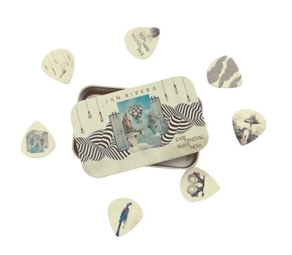 Existential Paranoia (Pick Tin + 7x Custom Jazz III Picks)