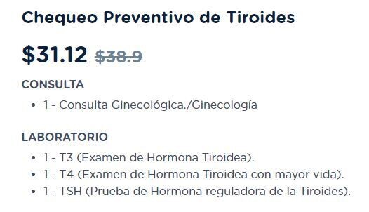 CHEQUEO PREVENTIVO TIROIDES