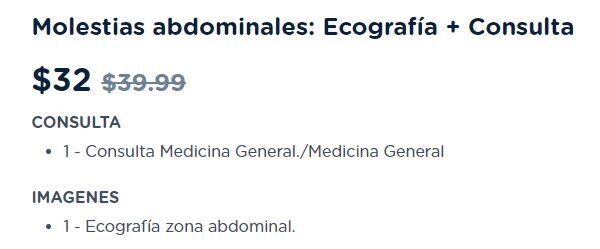 CITA + ECOGRAFIA