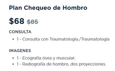 PLAN CHEQUEO HOMBRO