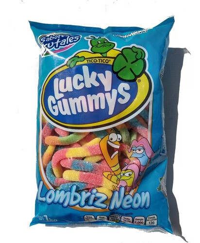 GOMITAS LOMBRIZ NEON (LUCKY)