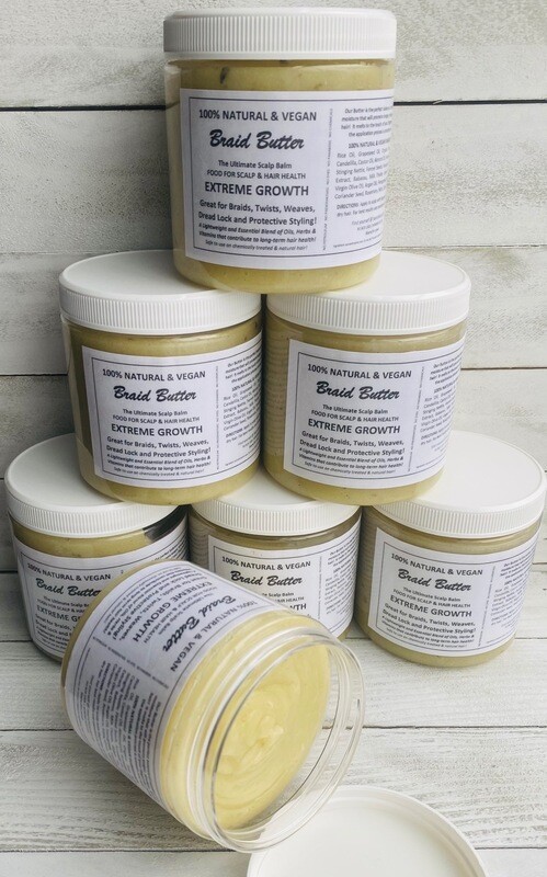 Vegan Scalp Balm | 24 Herbs, Oils &amp; Vitamins Hair Food