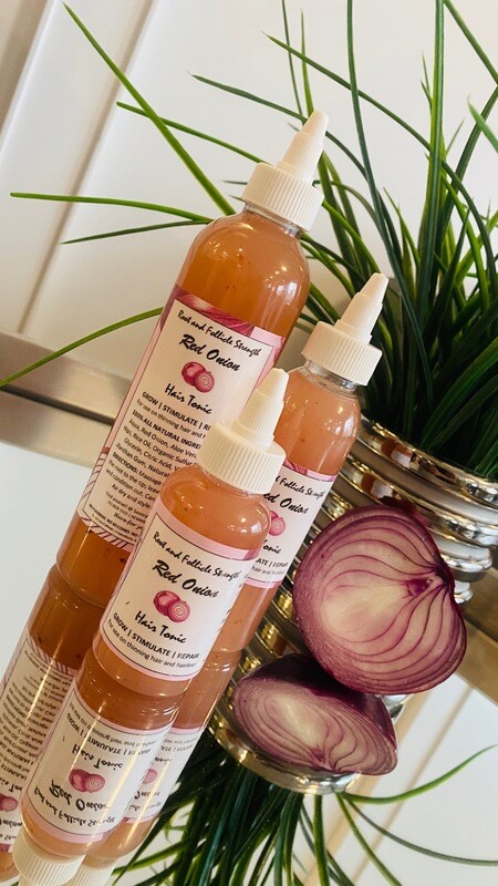 Red Onion Hair Tonic | Root &amp; Follicle Strength and Repair 8oz