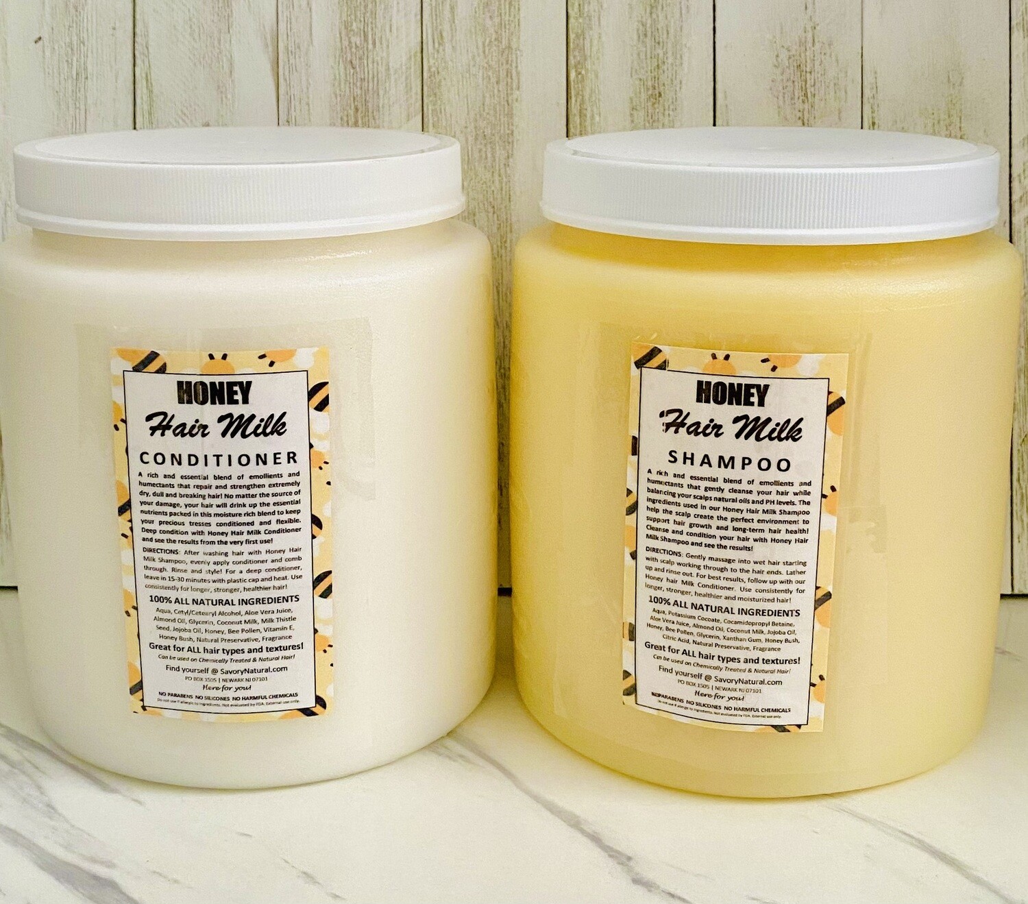 WHOLESALE Honey Hair Milk Shampoo &amp; Conditioner
