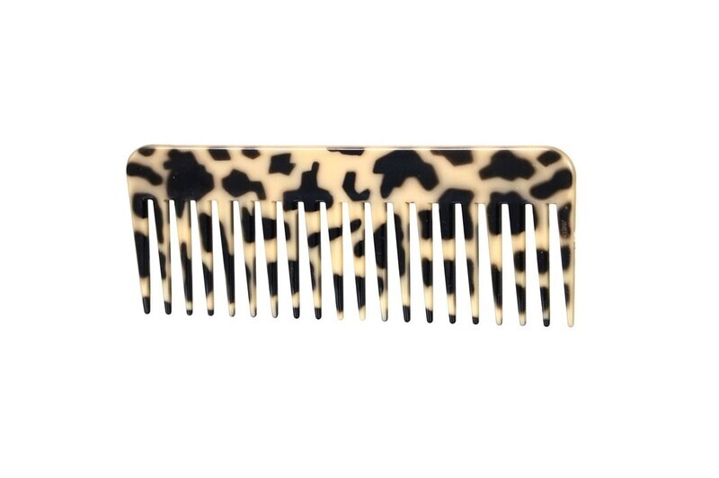 Wide Tooth Comb | Tortoise Shell Pattern