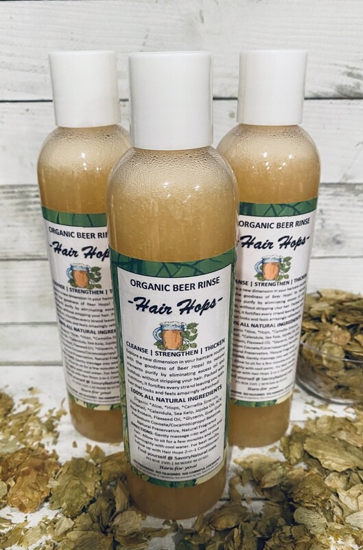 Organic Hair Hops Beer Rinse &amp; Conditioner