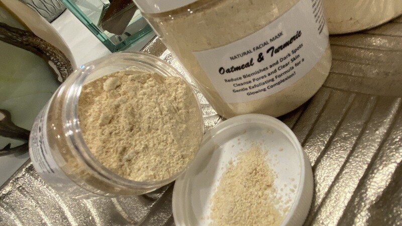 Oatmeal &amp; Turmeric Clay Mask
