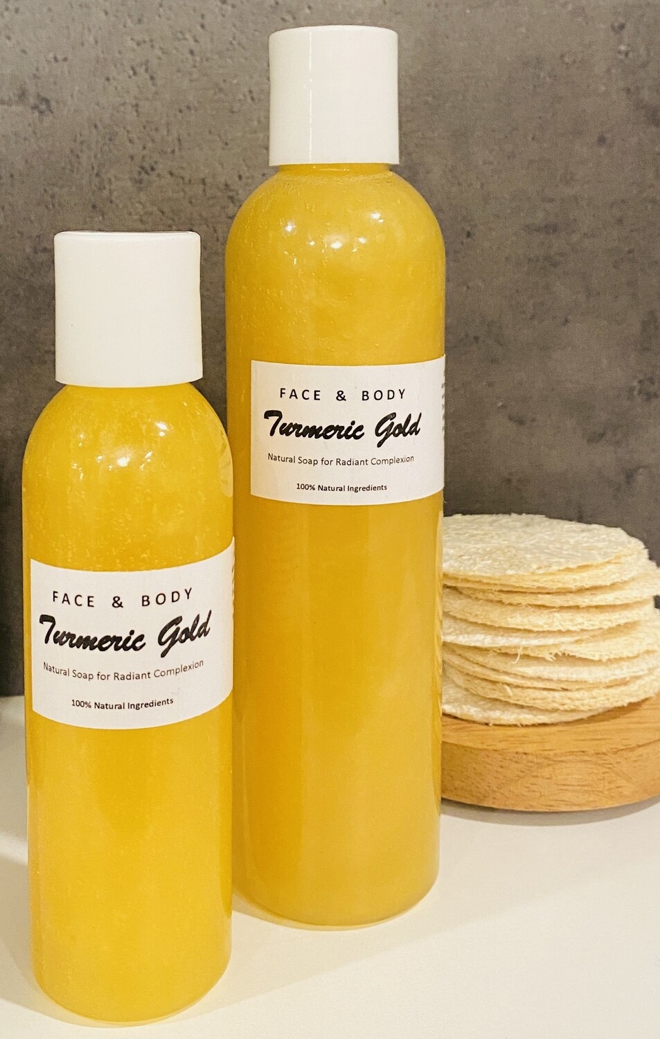 Turmeric Glow Face & Body Natural Soap & Loofah