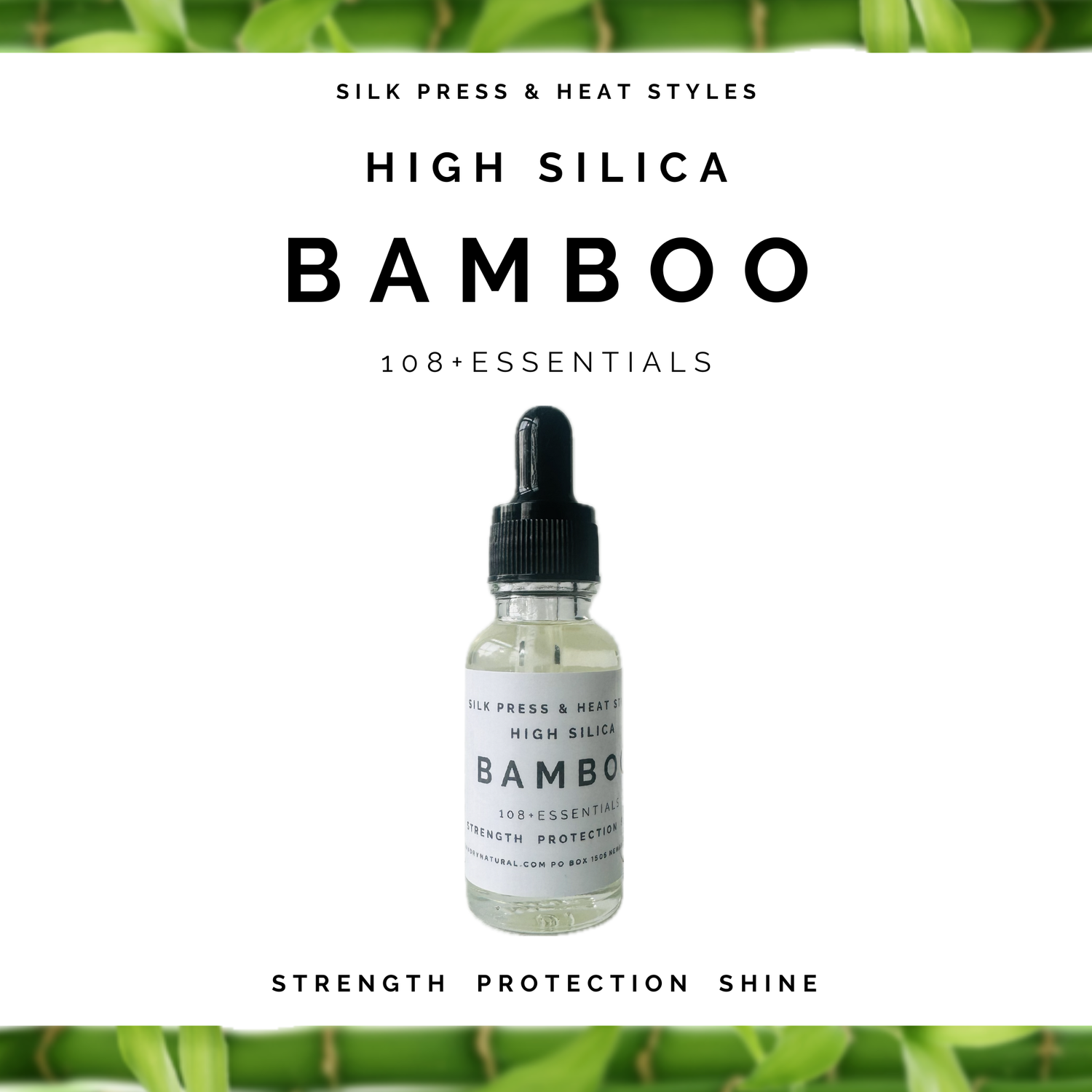 Bamboo Silk Press Oil | 108+ Essentials