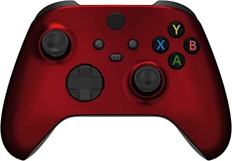 Wireless Controller for Microsoft Xbox Series X/S &amp; Xbox One - Custom Soft Touch Feel - Custom Xbox Series X/S Controller (X/S Red)