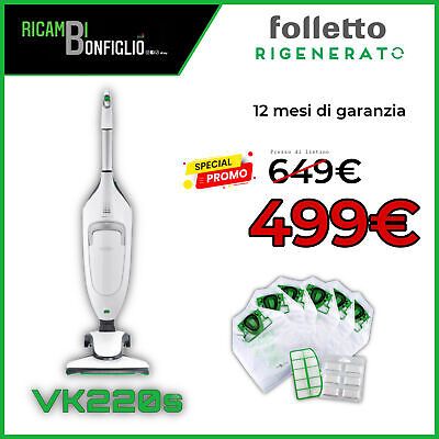 ASPIRAPOLVERE  FOLLETTO VK220S RICONDIZIONATO