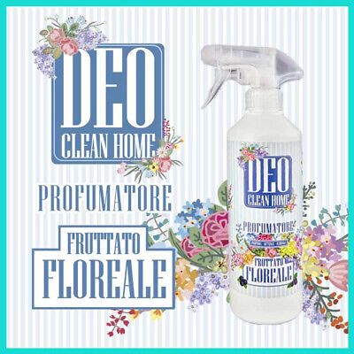 DEOCLEAN SPRAY HOME FLOREALE- PROFUMATORE DETERGENTE- 500 ML