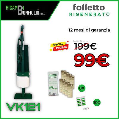 ASPIRAPOLVERE FOLLETTO VK121 RIGENERATO