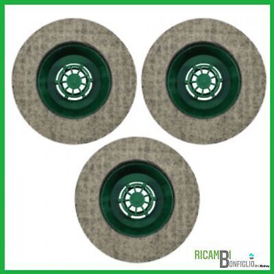 SET SPAZZOLE 3 PEZZI PAD FELTRO LUCIDATRICE PL510 - PL512 COMPATIBILE