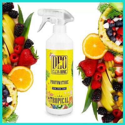 DEOCLEAN SPRAY HOME TROPICAL- PROFUMATORE DETERGENTE- 500 ML