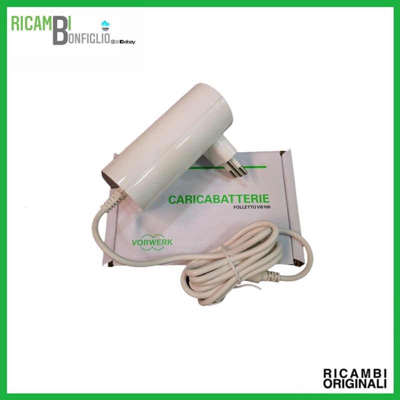 ALIMENTATORE CARICA BATTERIA FOLLETTO VB100 ORIGINALE
