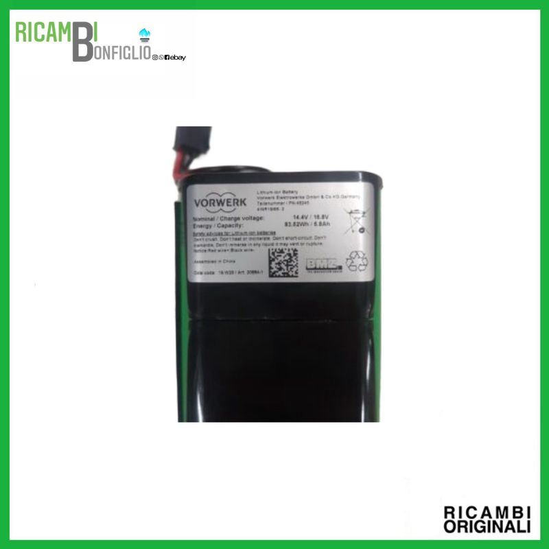 BATTERIA ROBOT FOLLETTO VR200 ORIGINALE