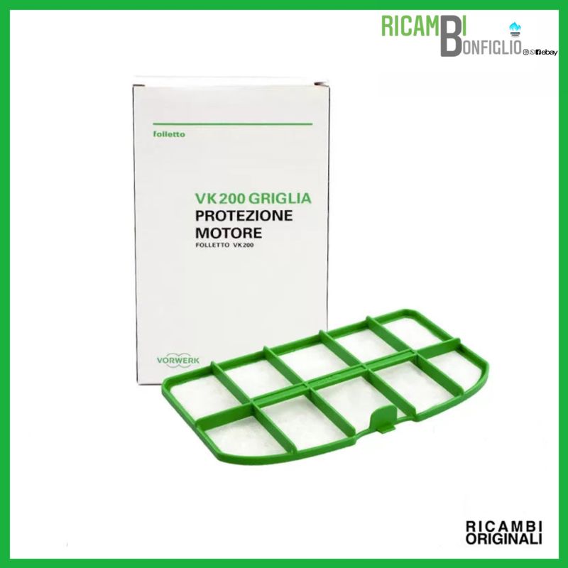 FILTRO GRIGLIA MOTORE FOLLETTO VK200 - VK220S ORIGINALE