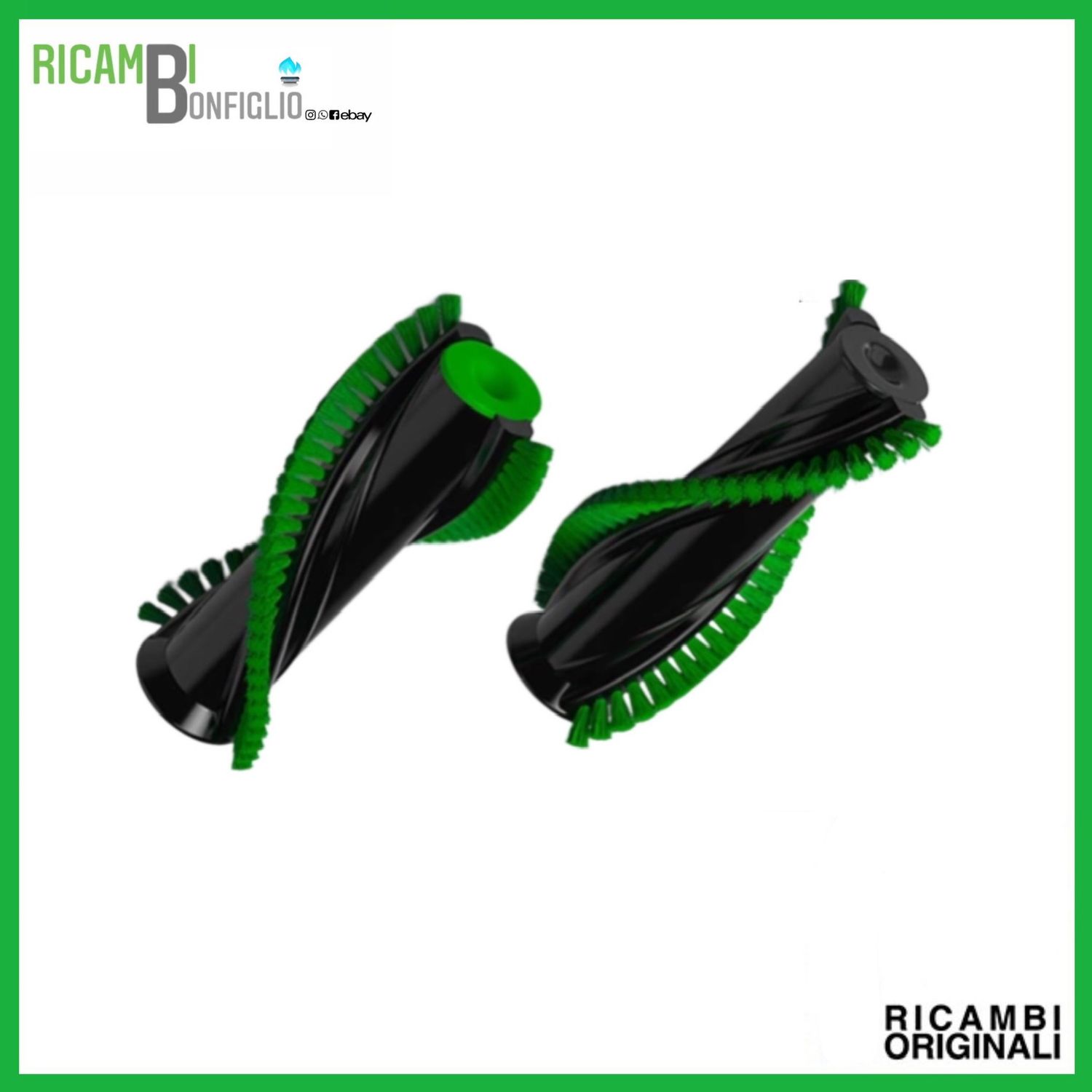 RULLI SPAZZOLE BATTI TAPPETO FOLLETTO EB7S VK7S ORIGINALI