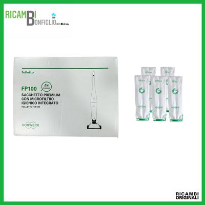 SACCHETTI 5PZ SUPER FILTRELLO FOLLETTO VB100 ORIGINALI