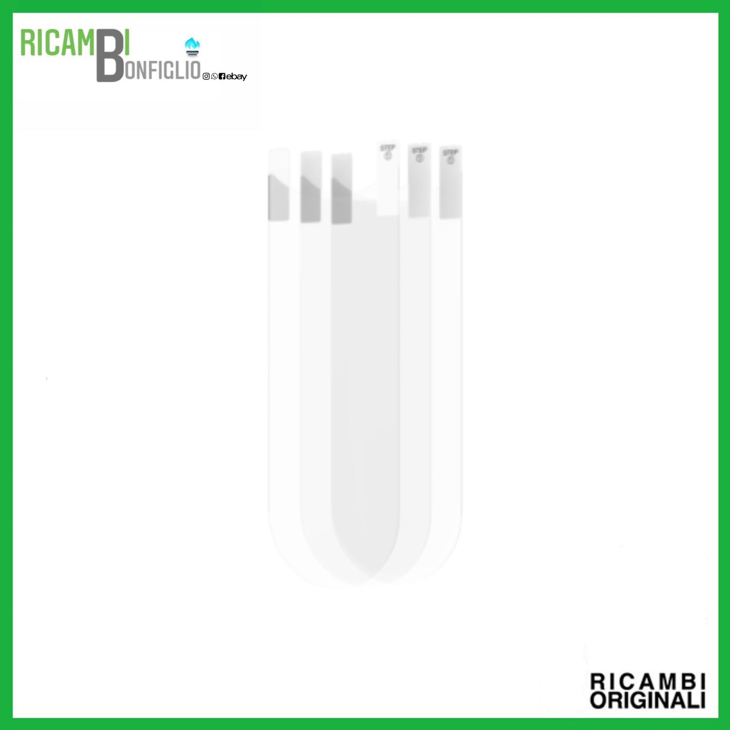 SET 3PZ PROTEZIONE DISPLAY FOLLETTO VK7S ORIGINALE