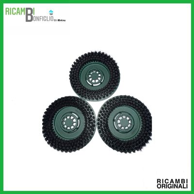 SET SPAZZOLE 3 PEZZI SETOLE LUCIDATRICE PL510 - PL512 ORIGINALE