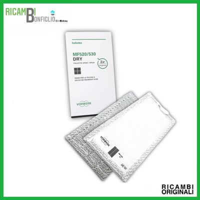 SET PANNI DRY PULIZIA A SECCO PULILAVA  FOLLETTO SP520 - SP530 ORIGINALI