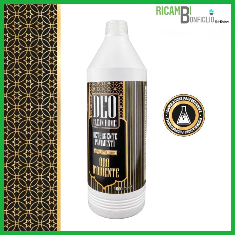 DETERGENTE PAVIMENTO ORO D&#39;ORIENTE  PULILAVA FOLLETTO COMPATIBILE