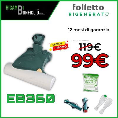 BATTITAPPETO E MATERASSI FOLLETTO EB360 RIGENERATO