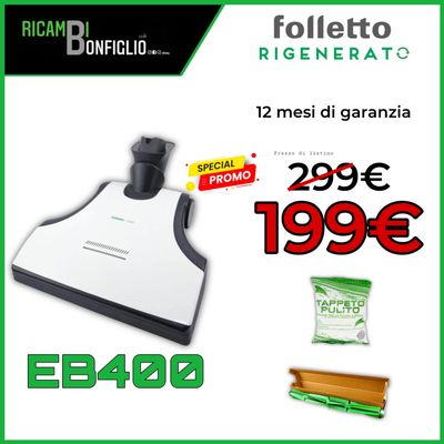 BATTITAPPETO INTELLIGENTE FOLLETTO EB420S RIGENERATO