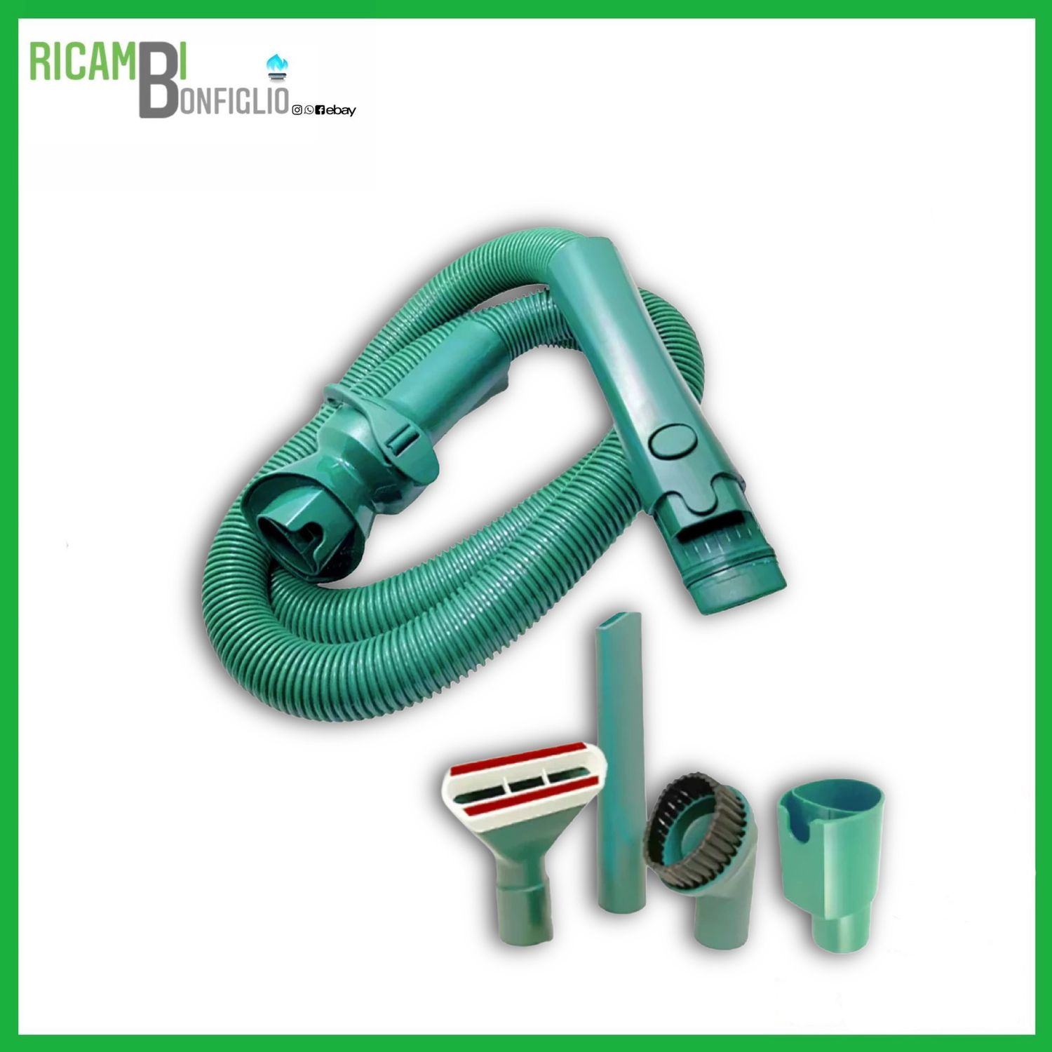 KIT TUBO ACCESSORI CON SPALLACCIO FOLLETTO VK130 - VK135 - VK140 COMPATIBILE