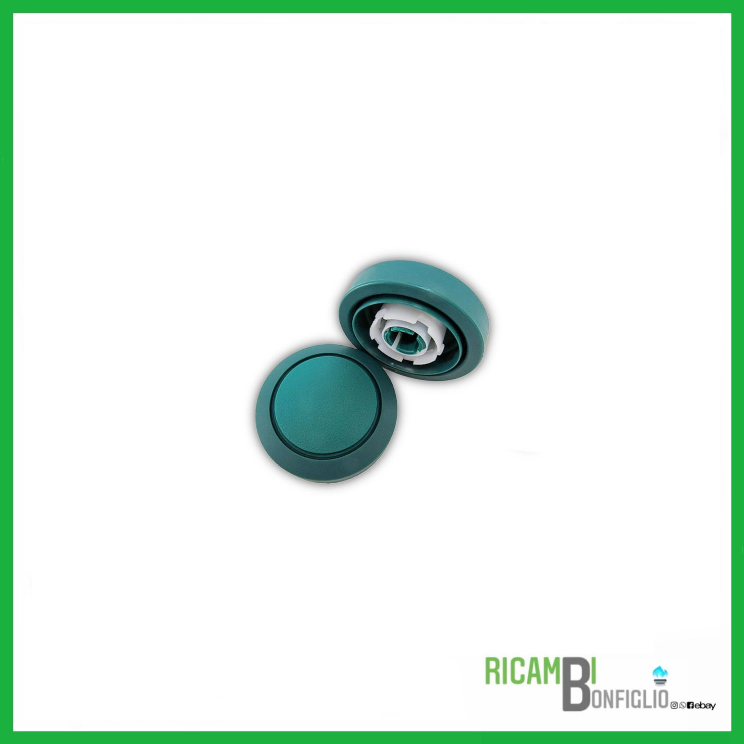 COPPIA RUOTE HD40 SCOPA FOLLETTO VK140 COMPATIBILE