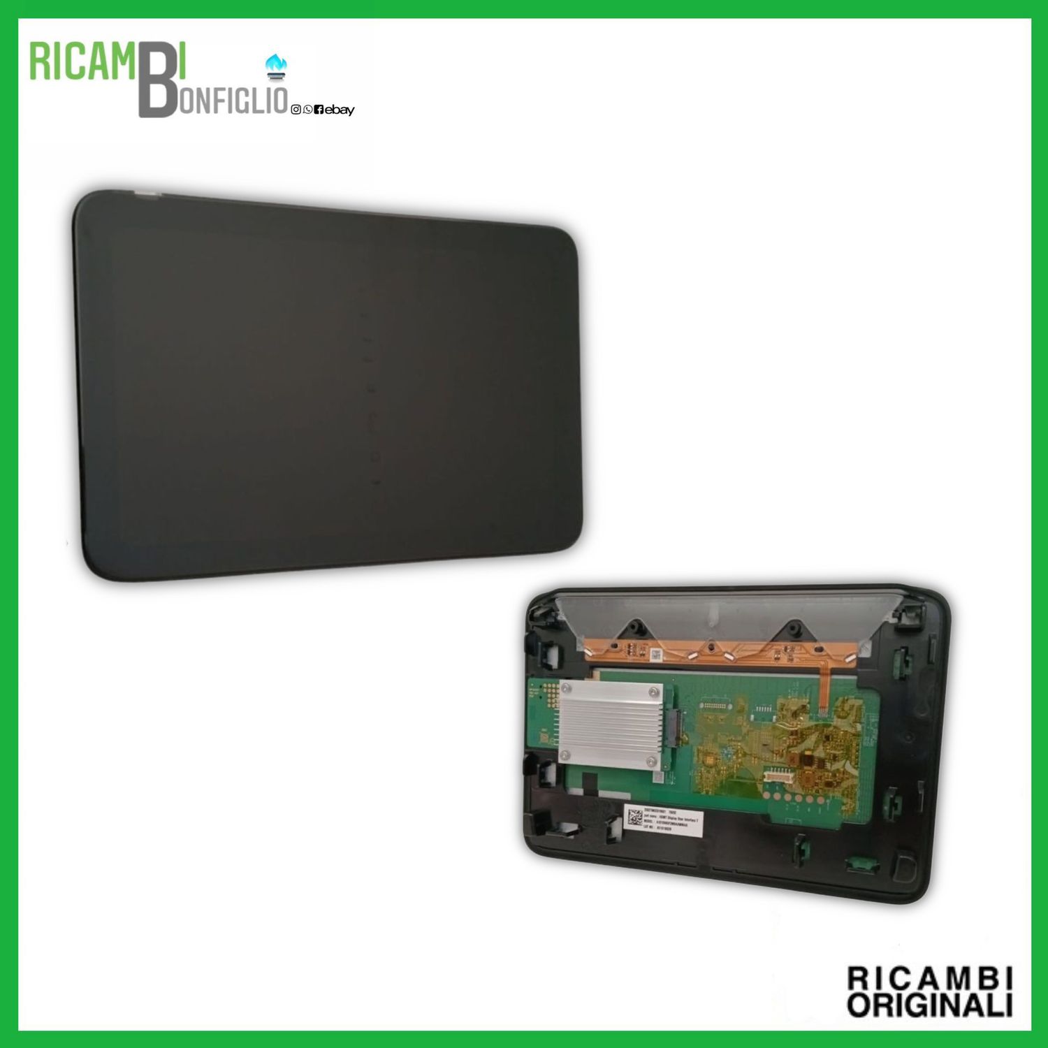 SCHEDA + DISPLAY BIMBY TM7 ORIGINALE