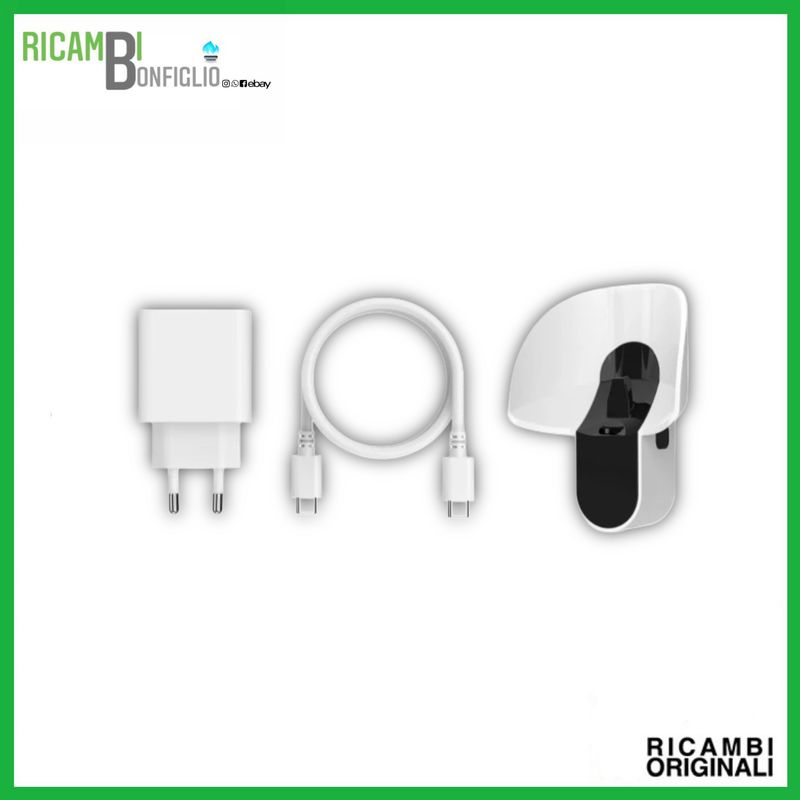 SET CARICA BATTERIE ASPIRABRICIOLE CM7 FOLLETTO VM7 ORIGINALE