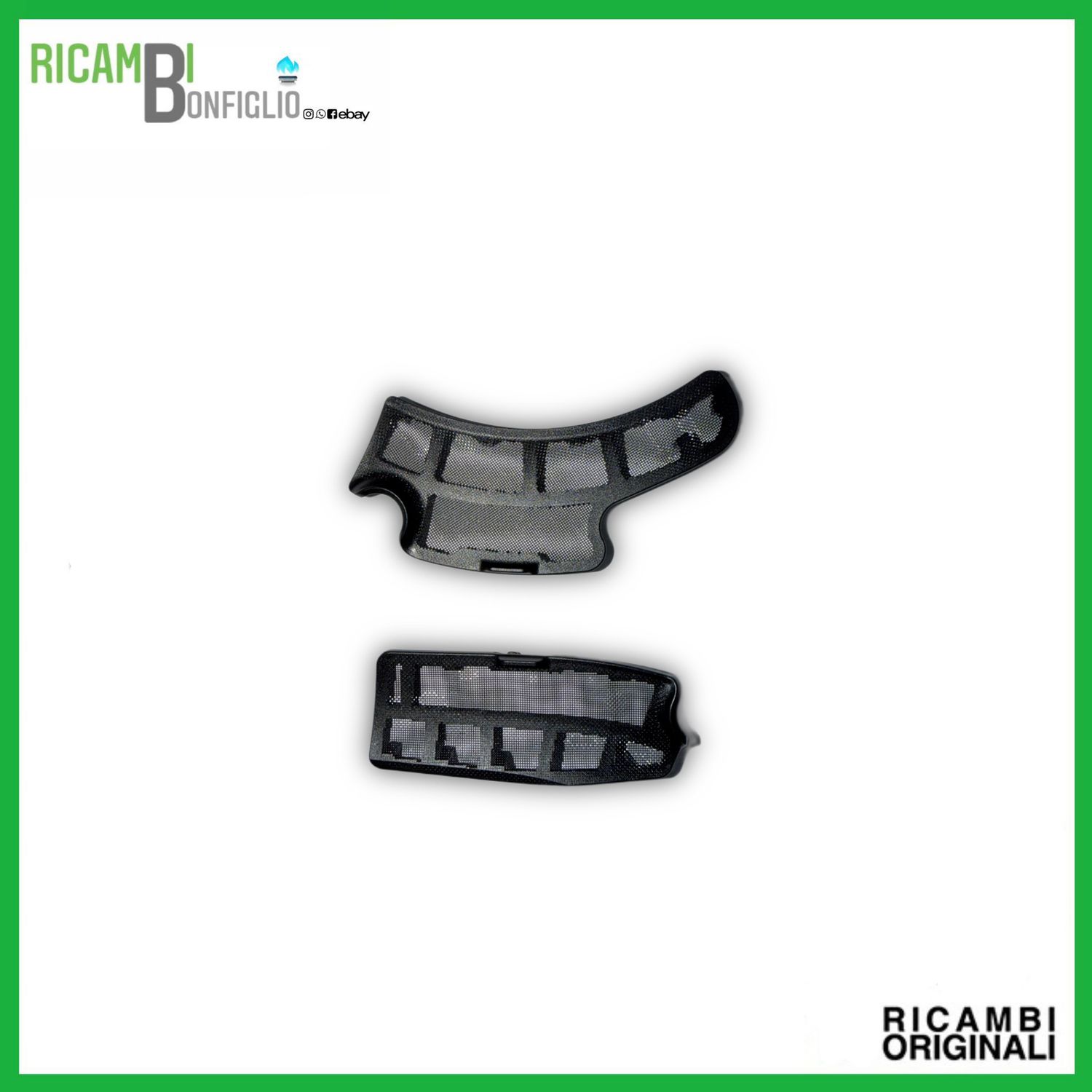 SET 2PZ FILTRI GRIGLIA PROTEZIONE BIMBY TM7 ORIGINALE