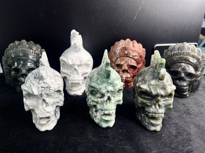 skull carvings