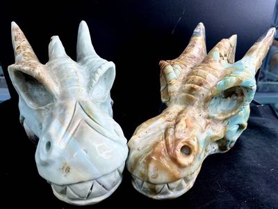 sky blue dragon head