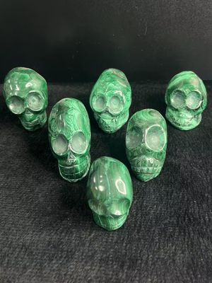 Malachite Skull