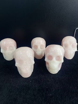 Rose Quartz Skull