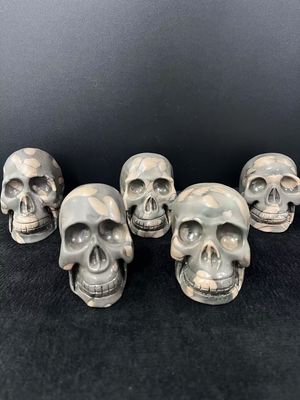 Patterned Stone Skull