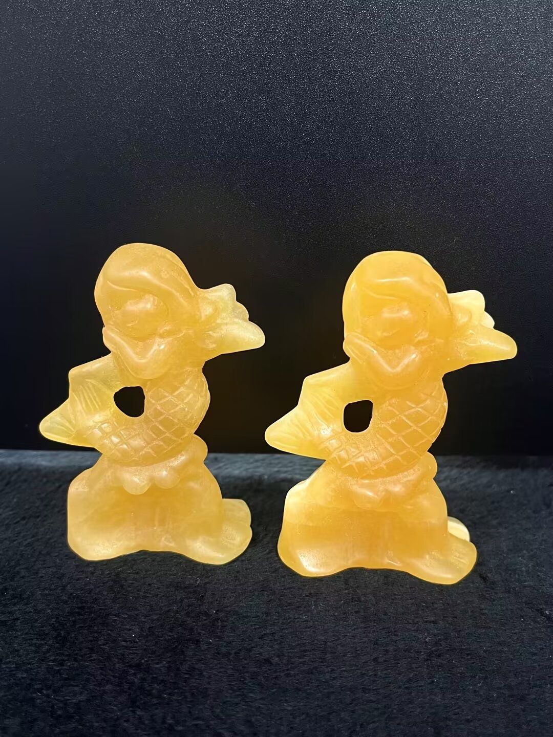 Golden Calcite Mermaid