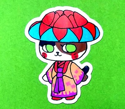 Sticker: Traditional Okinawan Cat