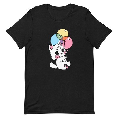 T-Shirt: Balloon Cat (Unisex)